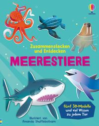 Zusammenstecken und Entdecken: Meerestiere
