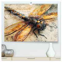 Die fantastische Welt der Steampunk-Insekten (hochwertiger Premium Wandkalender 2027 DIN A2 quer), Kunstdruck in Hochglanz