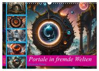 Portale in fremde Welten - Mystische Pforten (Wandkalender 2027 DIN A3 quer), CALVENDO Monatskalender