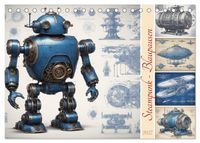 Steampunk - Blaupausen (Tischkalender 2027 DIN A5 quer), CALVENDO Monatskalender