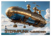 Steampunk Flugmaschinen (Wandkalender 2027 DIN A2 quer), CALVENDO Monatskalender