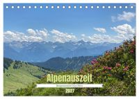 Alpenauszeit - Bergmomente fürs Herz (Tischkalender 2027 DIN A5 quer), CALVENDO Monatskalender