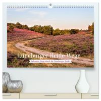 Lüneburger Heide Wege (hochwertiger Premium Wandkalender 2027 DIN A2 quer), Kunstdruck in Hochglanz