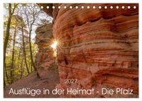Ausflüge in der Heimat - Die Pfalz (Tischkalender 2027 DIN A5 quer), CALVENDO Monatskalender