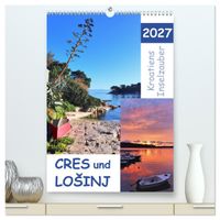 Kroatiens Inselzauber, Cres und Losinj (hochwertiger Premium Wandkalender 2027 DIN A2 hoch), Kunstdruck in Hochglanz