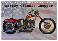 Harley Classic Chopper (Wandkalender 2027 DIN A4 quer), CALVENDO Monatskalender