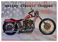 Harley Classic Chopper (Tischkalender 2027 DIN A5 quer), CALVENDO Monatskalender