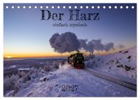 Der Harz - einfach mystisch (Tischkalender 2027 DIN A5 quer), CALVENDO Monatskalender