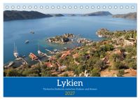 Lykien. Türkische Südküste zwischen Kalkan und Kemer (Tischkalender 2027 DIN A5 quer), CALVENDO Monatskalender