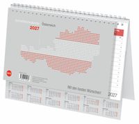 Schreibtischkalender Österreich groß 2027