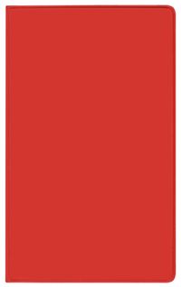 Taschenkalender Saturn Leporello PVC rot 2027