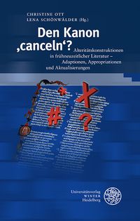 Den Kanon ‚canceln‘?