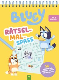 Bluey Rätsel-Mal-Spaß