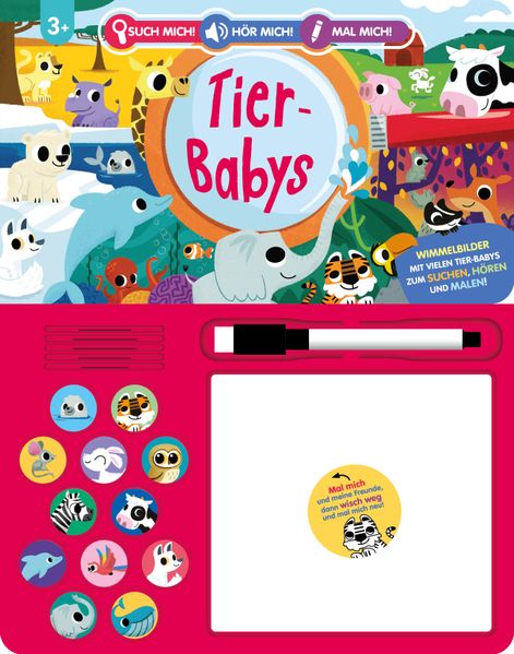 Such mich! Hör mich! Mal mich! Tier-Babys