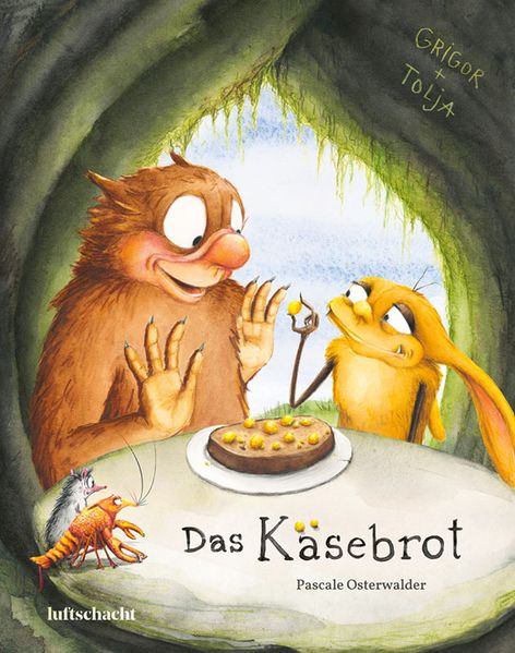 Das Käsebrot Grigor und Tolja. Bilderbuch . Hardback.