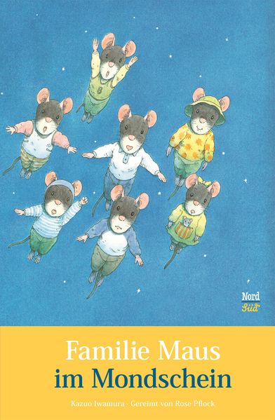 Familie Maus im Mondschein