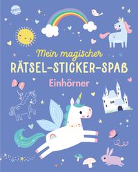Mein magischer Rätsel-Sticker-Spaß. Einhörner