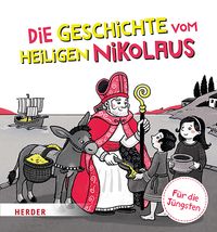 Die Geschichte vom heiligen Nikolaus Kontrastbuch (Pappbilderbuch)