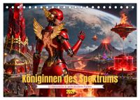Königinnen des Spektrums (Tischkalender 2027 DIN A5 quer), CALVENDO Monatskalender