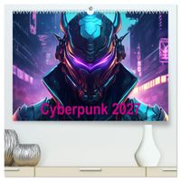 Cyberpunk (hochwertiger Premium Wandkalender 2027 DIN A2 quer), Kunstdruck in Hochglanz