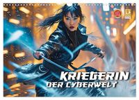 Kriegerin der Cyberwelt (Wandkalender 2027 DIN A3 quer), CALVENDO Monatskalender