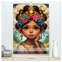 Regenwaldkinder - Ein vom Leben der Mayas inspierter Kinderkalender (hochwertiger Premium Wandkalender 2027 DIN A2 hoch), Kunstdruck in Hochglanz