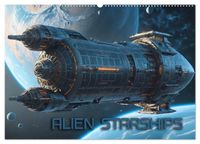 Alien Starships (Wandkalender 2027 DIN A2 quer), CALVENDO Monatskalender