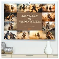 Abenteuer im Wilden Westen (hochwertiger Premium Wandkalender 2027 DIN A2 quer), Kunstdruck in Hochglanz