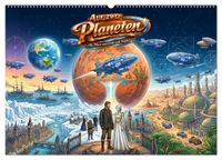 Auf zwei Planeten – Als Mars und Erde sich trafen (Wandkalender 2027 DIN A2 quer), CALVENDO Monatskalender
