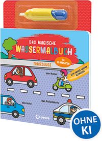 Das magische Wassermalbuch - Fahrzeuge
