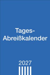 Tagesabreißkalender groß 2027