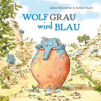 Wolf Grau wird blau