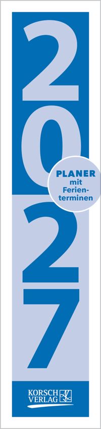 Streifenplaner Compact Blau 2027
