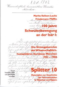 100 Jahre Schwulenbewegung an der Isar I