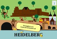 Passeggiare con le piccole scimmiete ad Heidelberg